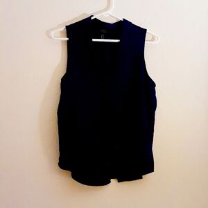 Forever 21 Contemporary Royal Blue Button Up Dress Tank